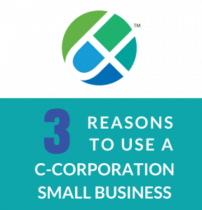 banner of 3 reasons to use a c-corporation small business